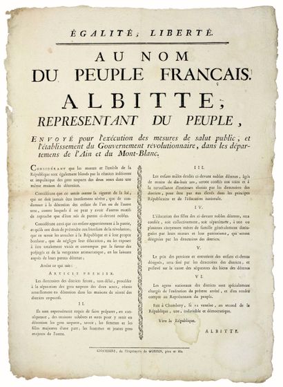 AIN et MONT-BLANC. SÉPARATION DES PRISONNIERS...