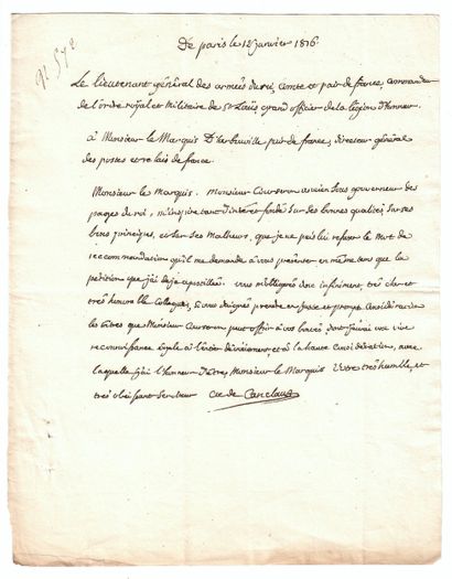 CANCLAUX (Jean-Baptiste-Camille, comte de)...