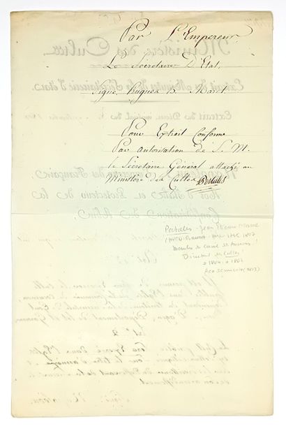 PORTALIS (Jean-Etienne-Marie) 1746-1807 -...