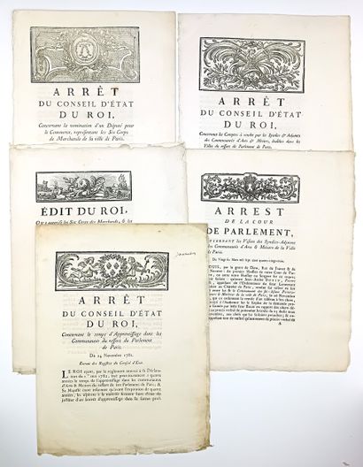PARIS. Communautés d’Arts et Métiers de la...