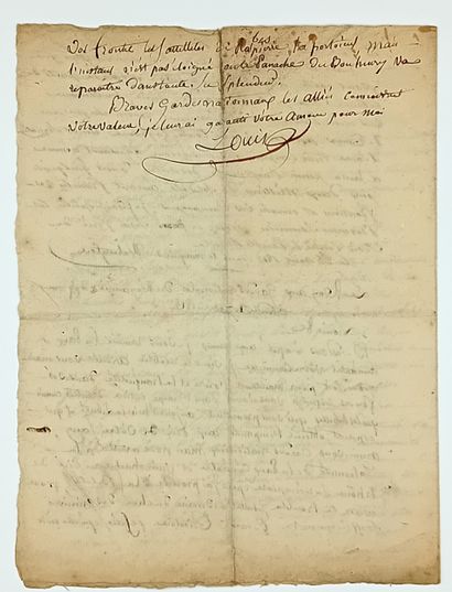 ARMÉE ALLIÉE 1815. WELLINGTON - Manuscrit...