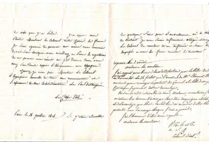 La Comtesse EBLÉ, née Édeline Louise Fréteau...