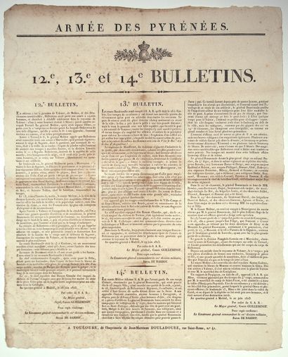 EXPÉDITION D’ESPAGNE DE 1823. HAUTE-GARONNE...