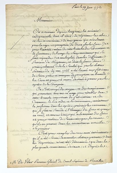 L’Abbé TERRAY (Joseph-Marie) 1715-1778 -...