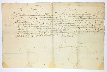 MONTMORENCY (Henry 1er, comte de DAMVILLE,...