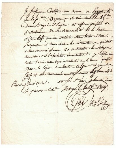 Général Louis GAY (Lyon/ Rhône 1772 - Mâcon...