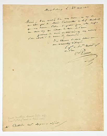 CAMPAGNE D’ALLEMAGNE. 1813 - DUMAS (Mathieu,...