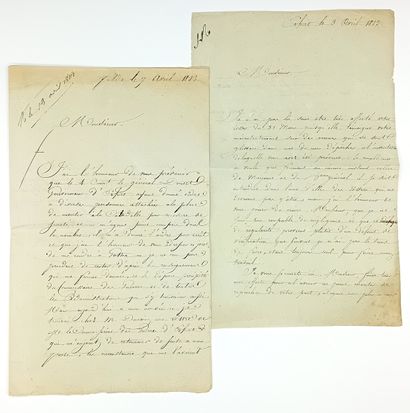 POSTES DE LA GRANDE ARMÉE 1813 - 5 Lettres...