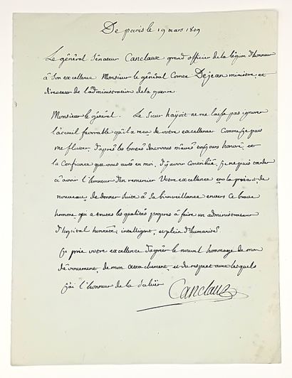 CANCLAUX (Jean-Baptiste-Camille, comte de)...
