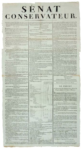 CÔTES D’ARMOR. 1813. NAPOLÉON forme « 4 RÉGIMENTS...