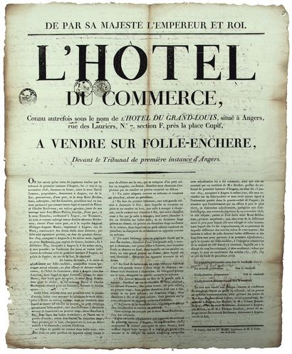 MAINE-ET-LOIRE. 1811. « De par Sa Majesté...