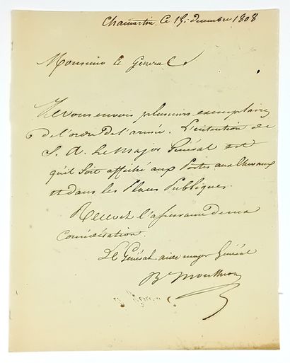 Général BAILLY DE MONTHION (François Gédéon)...
