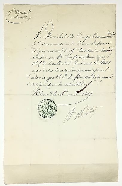 Général THOMAS DE SAINT HENRY, Adrien Martial...
