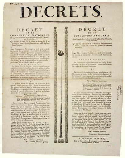 RHÔNE. 1794. COMMUNE-FRANCHE, Nom Révolutionnaire...