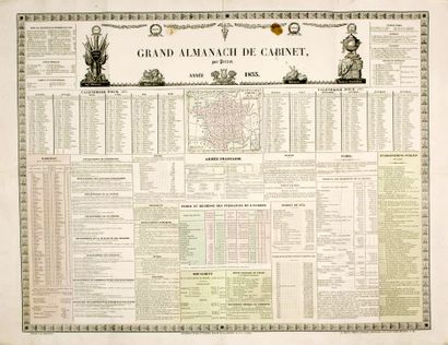 PARIS. « GRAND ALMANACH DE CABINET par PERROT....