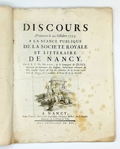 LORRAINE. Société Royale et Littéraire de...