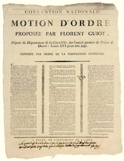 1793 (PROCÈS DU ROI LOUIS XVI). FLORENT GUIOT...