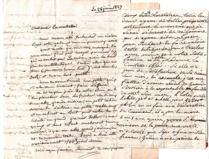 La Comtesse EBLÉ, née Édeline Louise Fréteau...