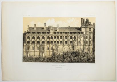 LOIR-ET-CHER. « CHÂTEAU DE BLOIS. Façade...