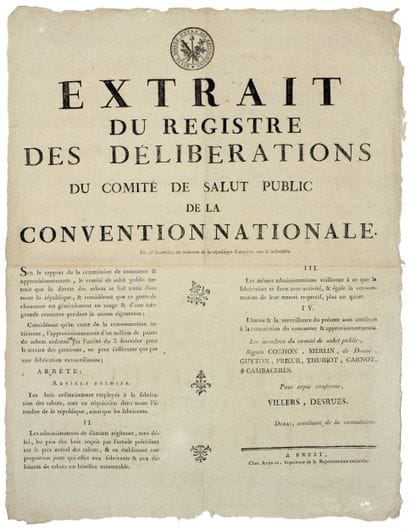 FINISTÈRE. AN 3. COMITÉ DE SALUT PUBLIC....