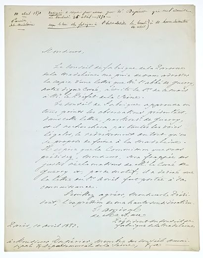 MACKAU (Ange-René-Armand, baron de) Vice-amiral...