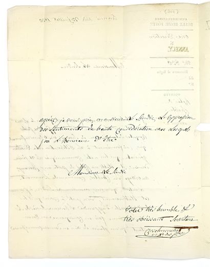 HAUTE-SAVOIE. ANNECY (74), 23 Juillet 1830...