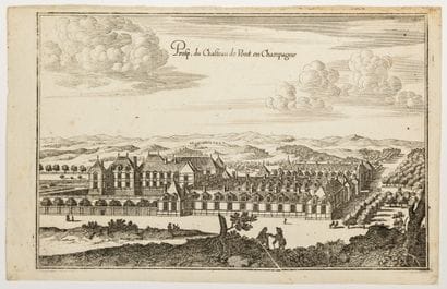 AUBE. Château de PONT-SUR-SEINE. «Prosp....