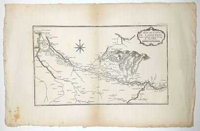 HAUTE-GARONNE. AUDE. « Carte du Canal de...