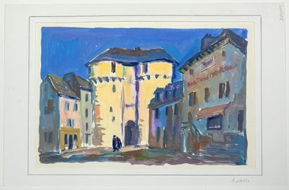 LOZÈRE (48) - «Porte de CHANELLE, à MARVEJOLS»....