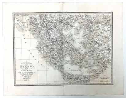 « Carte de la GRÈCE, et de l’Archipel, dressée...