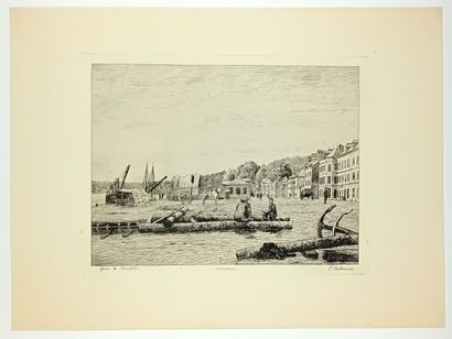 SEINE-MARITIME. CAUDEBEC-EN-CAUX. « Quai...