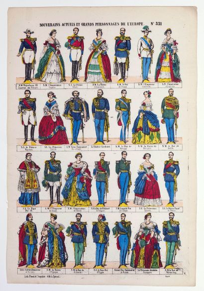 VOSGES. « SOUVERAINS ACTUELS et grands personnages...