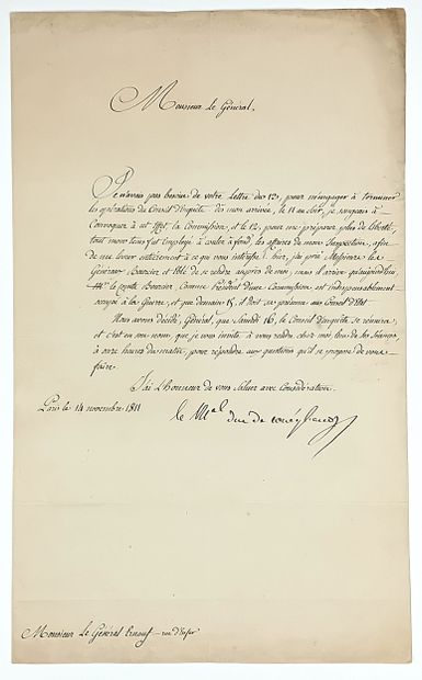 CAPITULATION à la GUADELOUPE 5 février 1810...