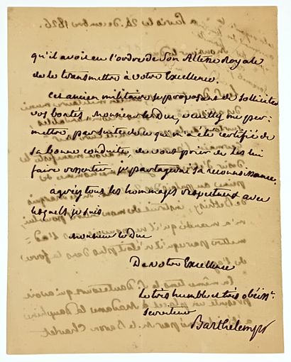 BARTHELEMY (François, Marquis de) Aubagne...