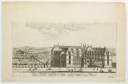 INDRE-ET-LOIRE. «Vue et perspective du Château...