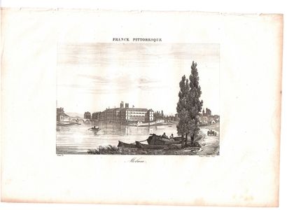 SEINE ET MARNE. « MELUN, Église Notre-Dame...