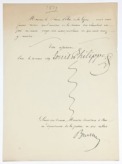 LOUIS PHILIPPE 1ier Paris 1773-Claremont...
