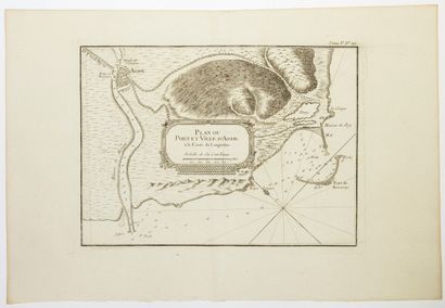 HÉRAULT. « Plan du Port et Ville d’AGDE à...