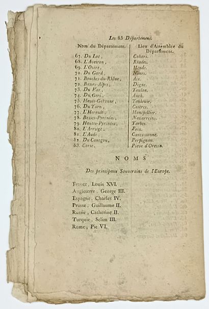 LA FEUILLE VILLAGEOISE, Hebdomadaire N°1,...