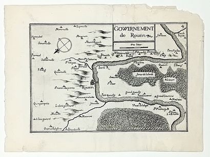 SEINE-MARITIME. «Gouvernement de ROUEN» Gravure...