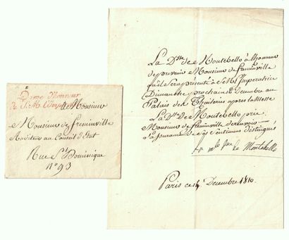 La MARÉCHALE LANNES, Duchesse de MONTEBELLO....