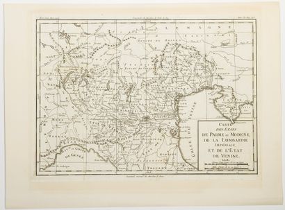 «Carte des États de PARME et MODÈNE, de la...