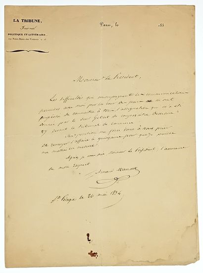 Armand MARRAST (Saint Gaudens (31) 1801-1852)...