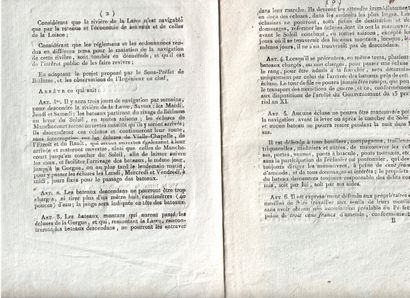 PAS-DE-CALAIS. NAVIGATION. « Règlement pour...