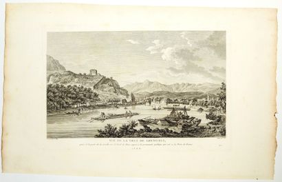 ISÈRE. Vue de la Ville de GRENOBLE, prise...