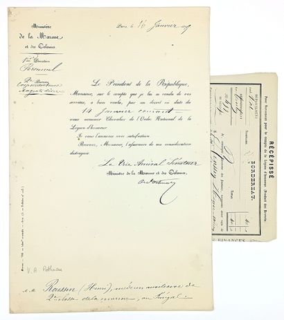 Alexis POTHUAU, Le Vice-Amiral, Sénateur,...