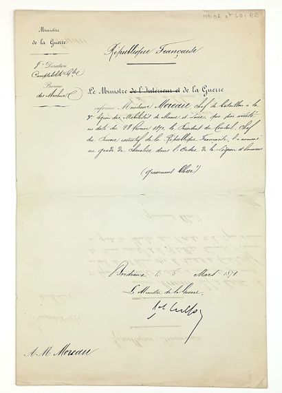 LE FLÔ (Adolphe Emmanuel Charles) Lesneven...