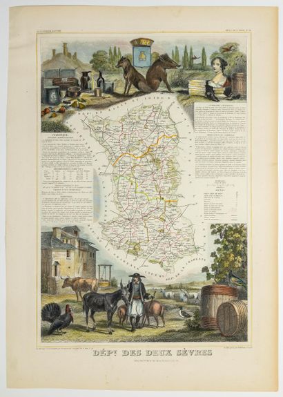 « Département des DEUX-SÈVRES. » Atlas National...