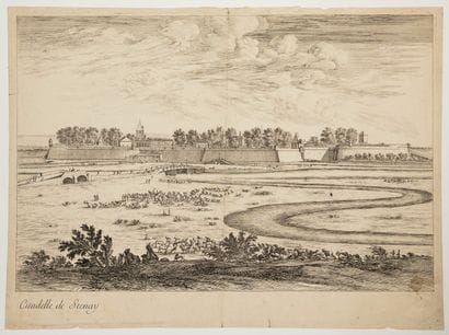MEUSE. Vue du profil de la «Citadelle de...