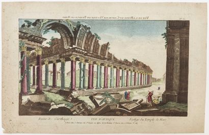 TUNISIE. « Vue de la Ruine de CARTHAGE. Vestige...